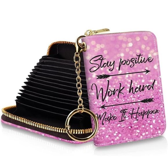 Pink Pos Credit Card Holder RFID Wallet - Picture 1 of 5